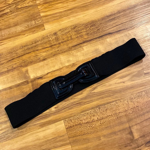 Elastic black belt - Picture 2 of 6